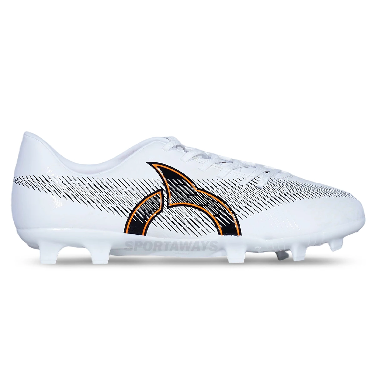 Sepatu Bola Ortuseight Catalyst Zeal FG - White/Black/Ortrange