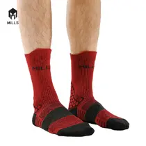 Kaos Kaki Mills Nubar Quarter Sock A1 4003 - Red/Black